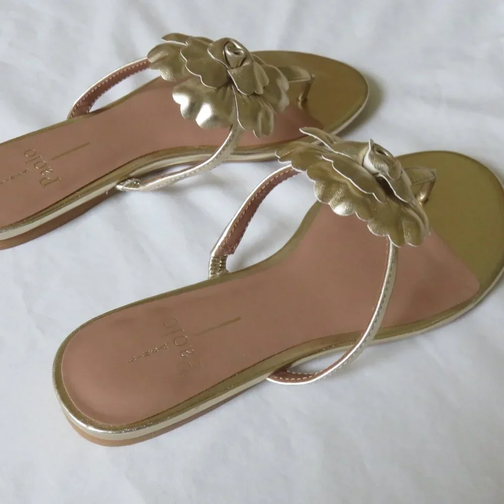 Linea Paolo slip-on flat sandals 7M NWT